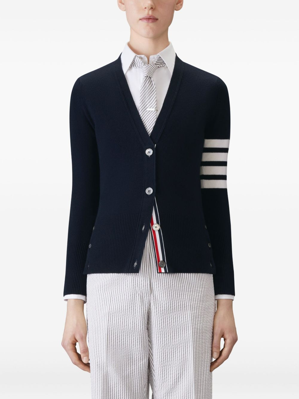 4-bar stripe cardigan - 3