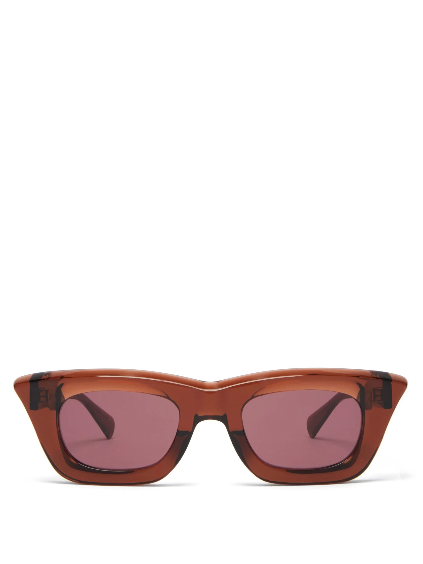 Mask tortoiseshell-acetate sunglasses - 1