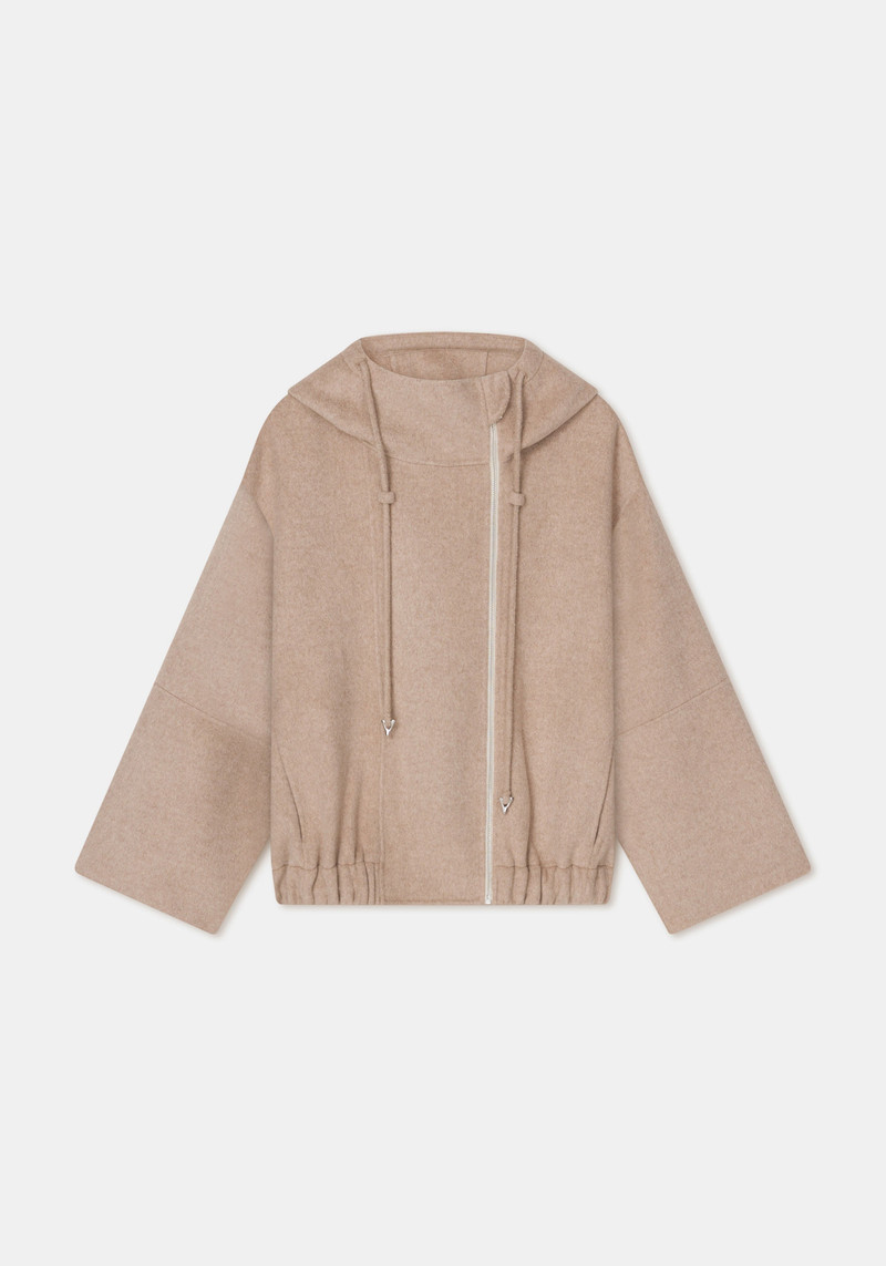 GEO Hooded wool jacket 1