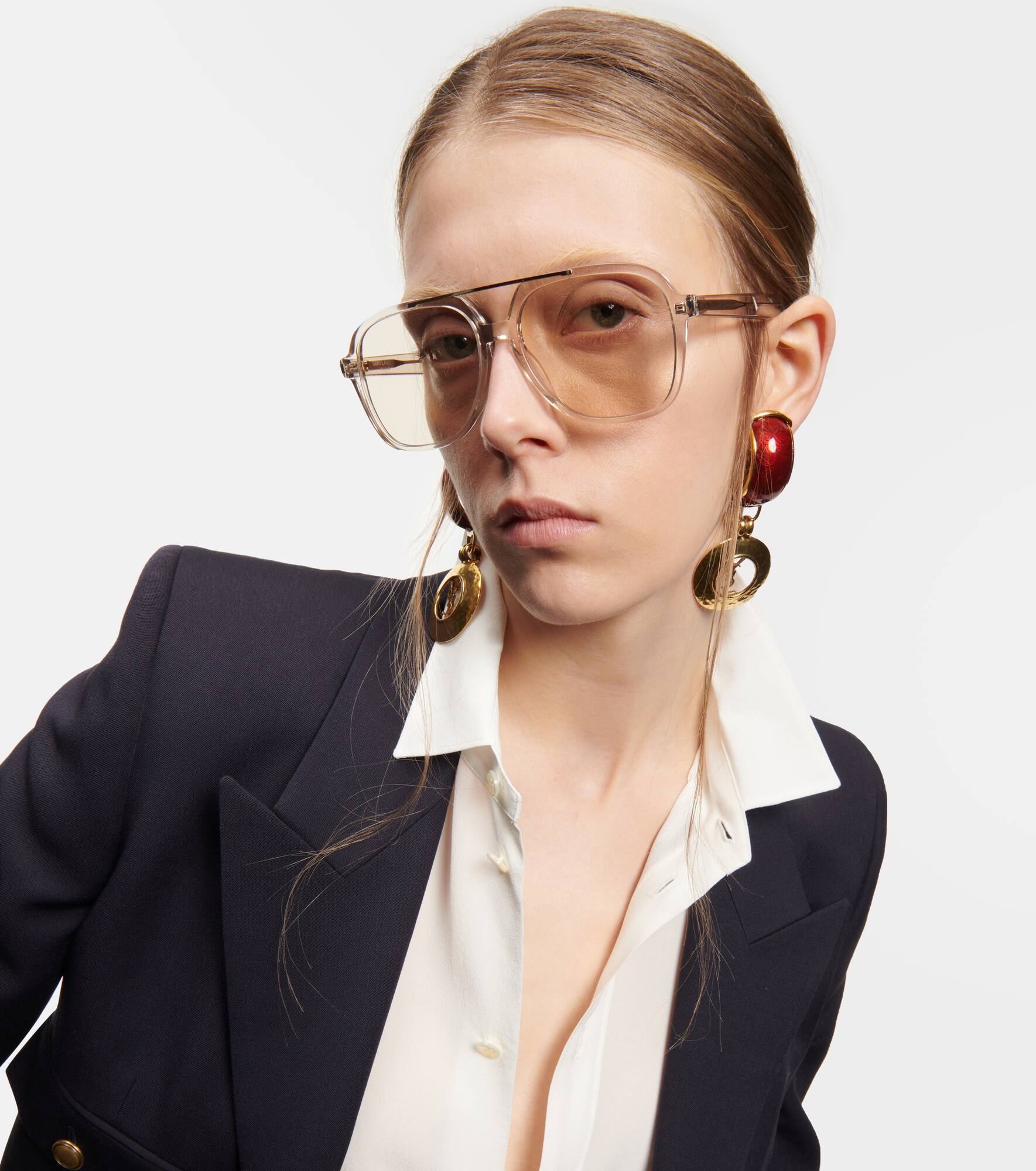 Aviator acetate sunglasses - 3