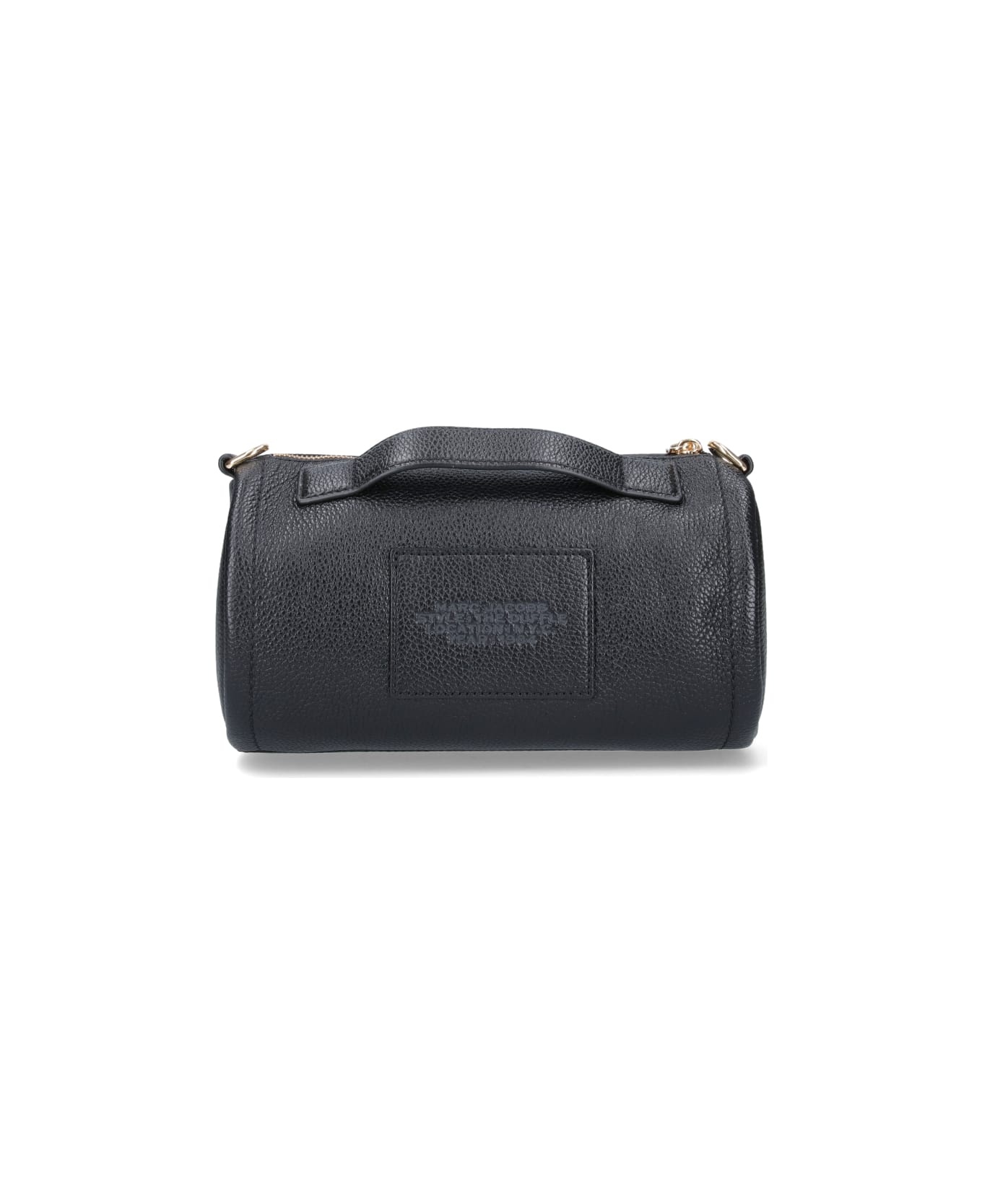 Black Leather Duffle Bag - 3