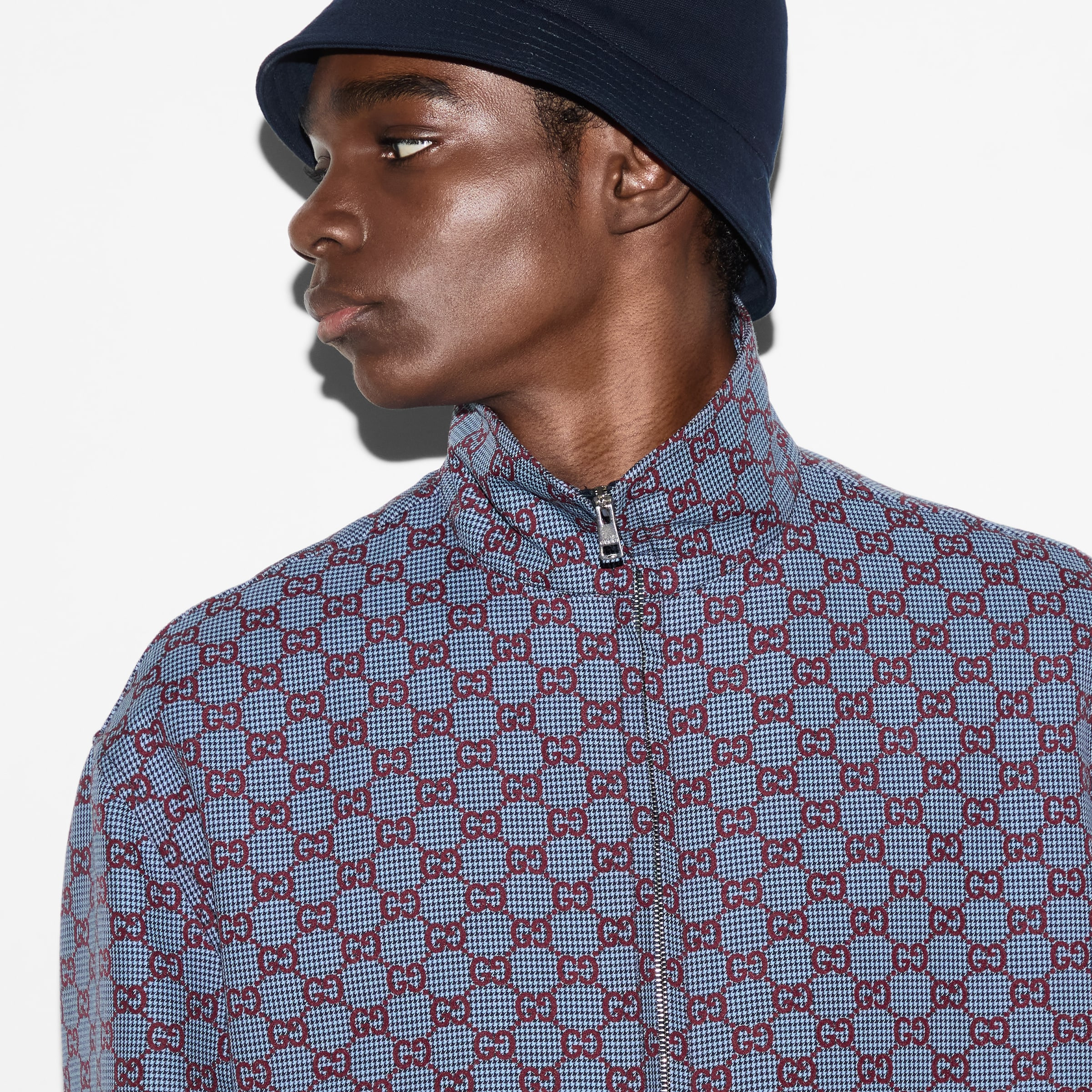 GG pied-de-poule wool jacket - 5
