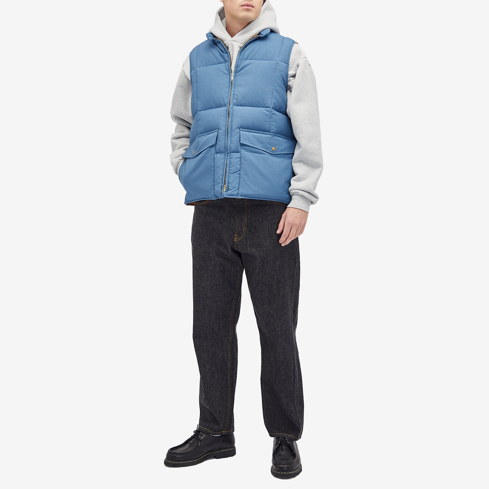 BEAMS PLUS Beams Plus Nylon Oxford Down Vest endclothing REVERSIBLE