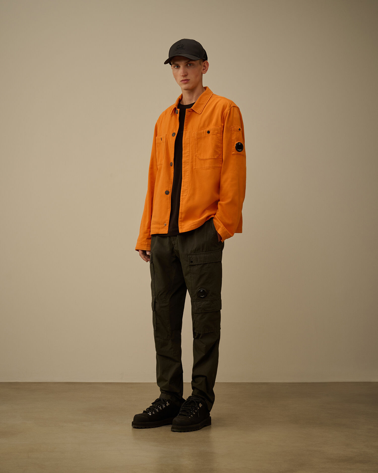 Armored Stretch Satin Lens Button Overshirt - 2