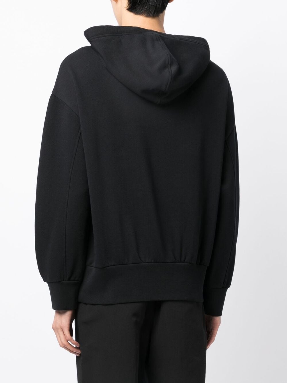Thunderbolt-print cotton hoodie - 4
