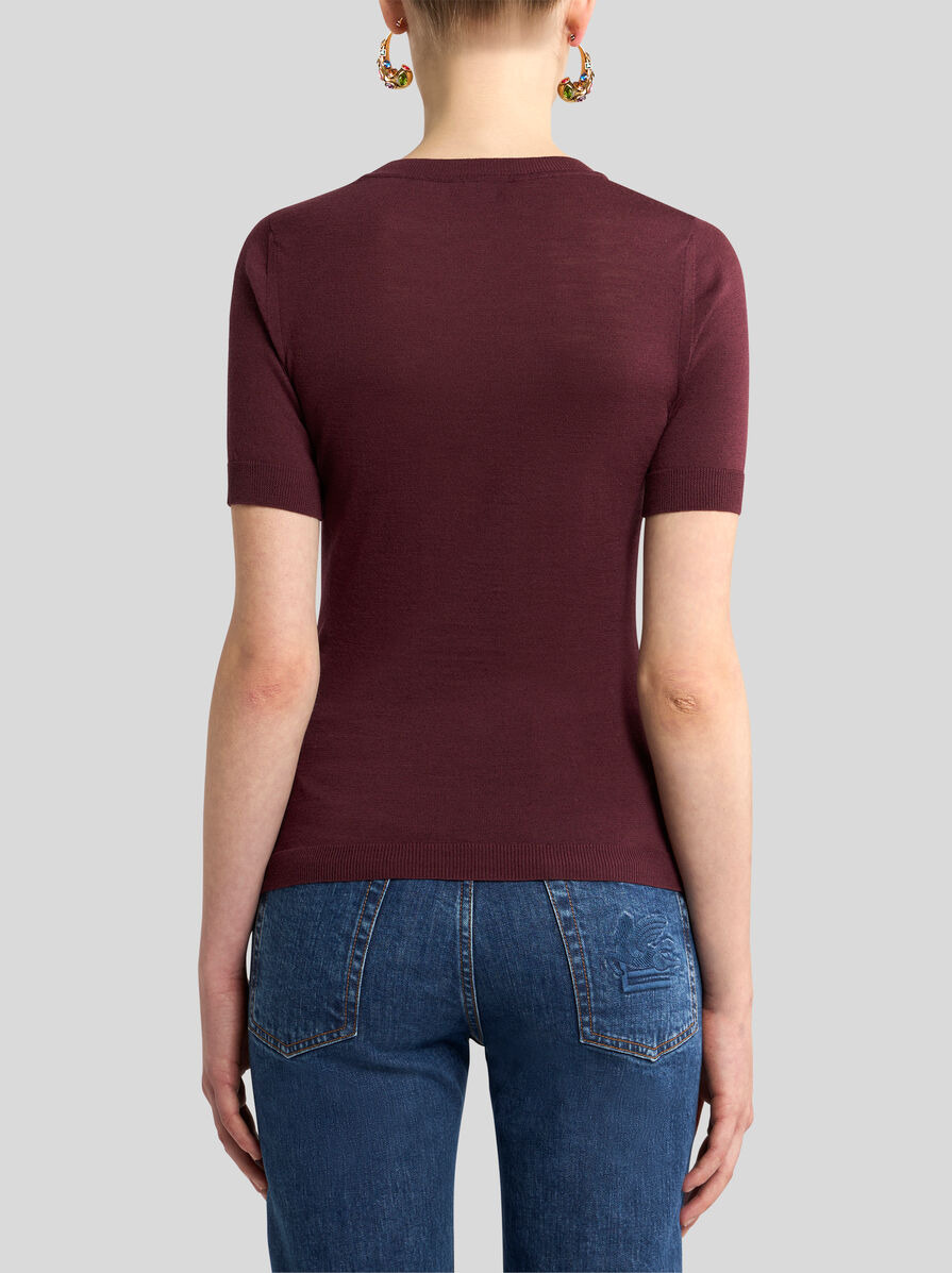 WOOL-BLEND JACQUARD SWEATER - 4