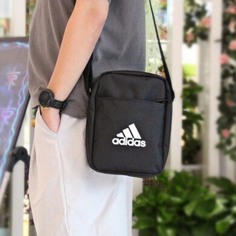 adidas Classic All-match Multifunction Pocket Adjustable Shoulder Straps Zipper  Crossbody Shoulder  - 5