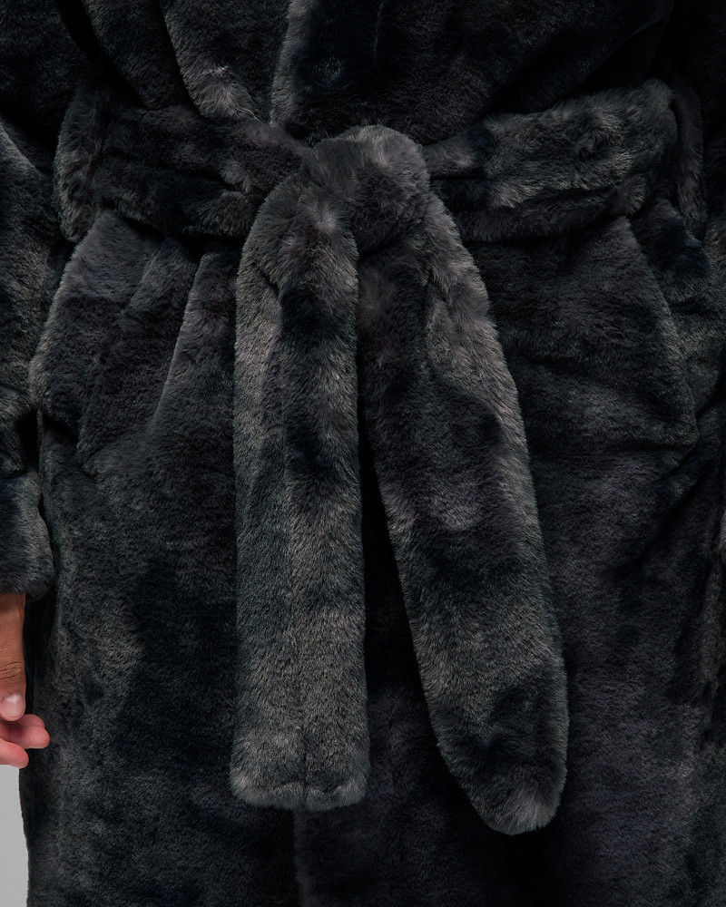 Jordan Brooklyn Men's Faux Fur Robe 4