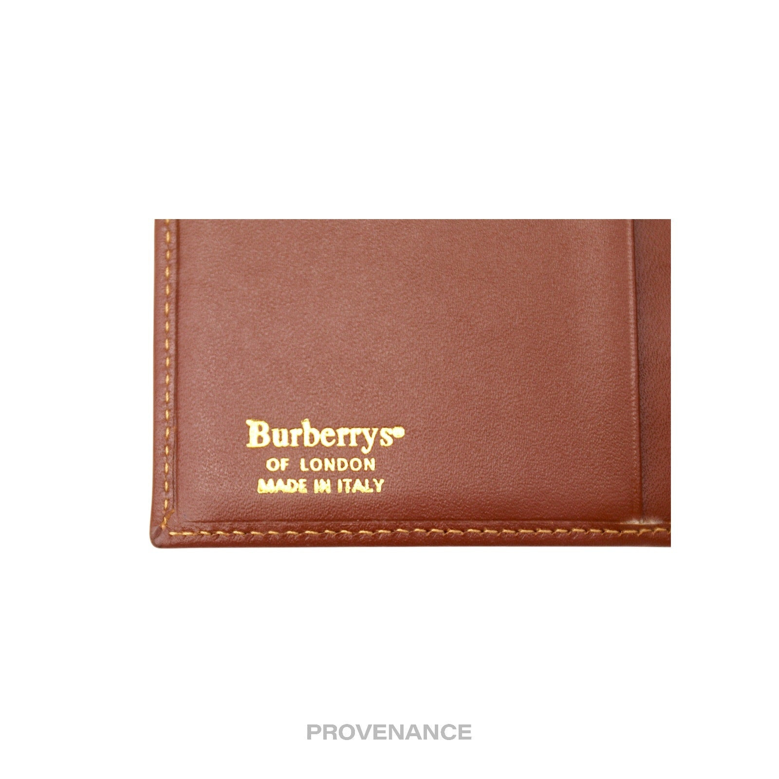 Burberry Long Wallet - Haymarket Check Brown - 6
