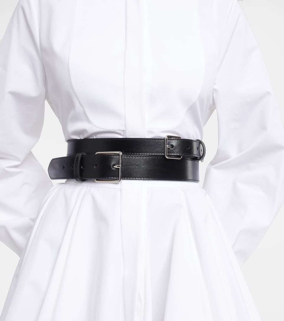 Double leather belt - 2