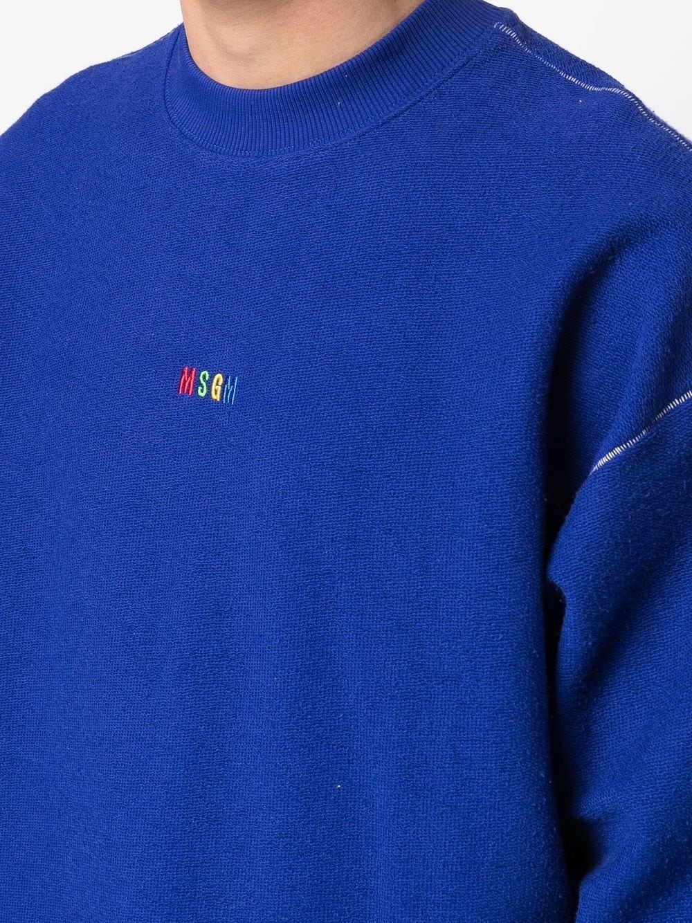 logo-embroidered sweatshirt - 5