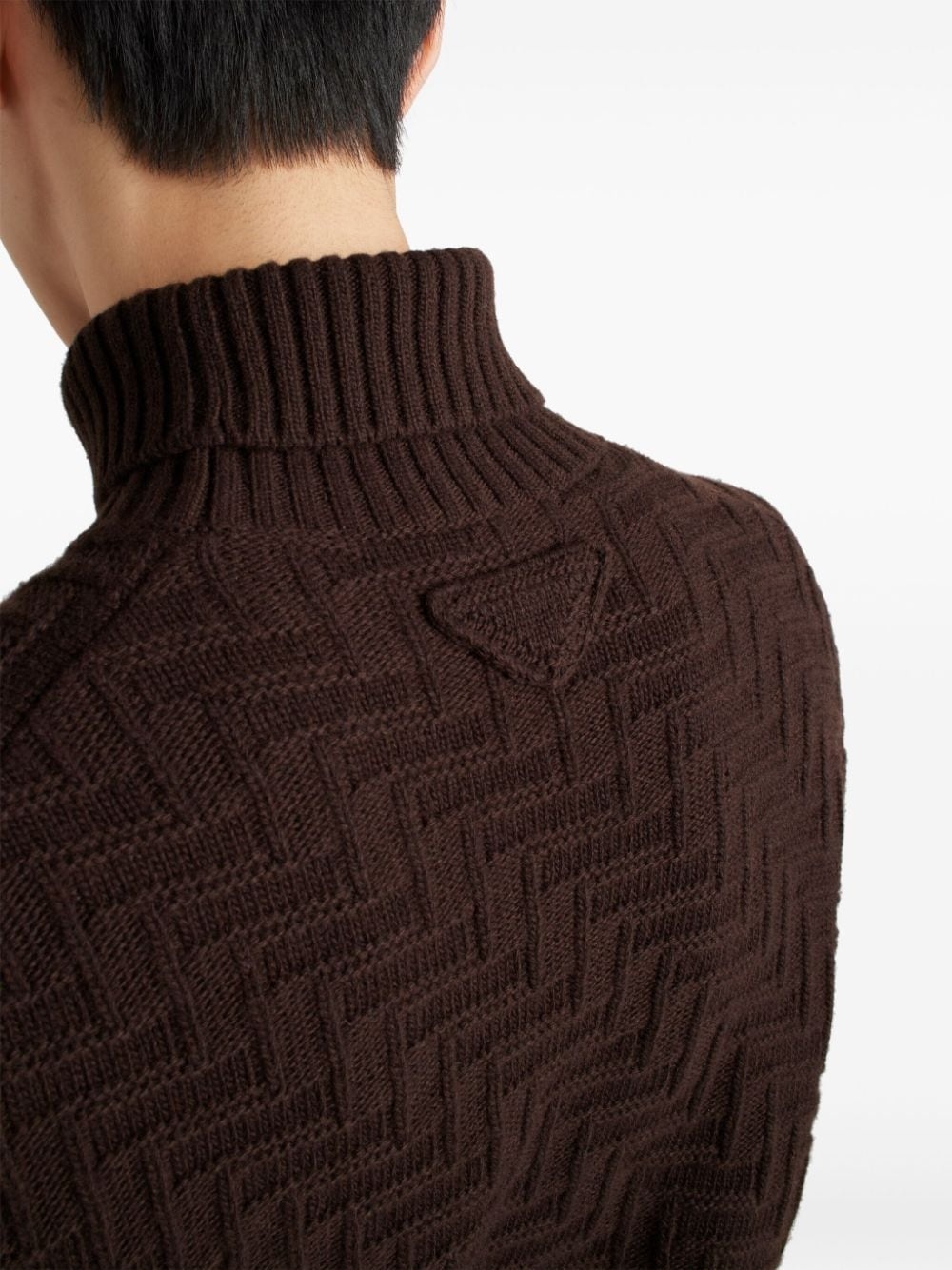 Wool and cashmere turtleneck sweater - 5