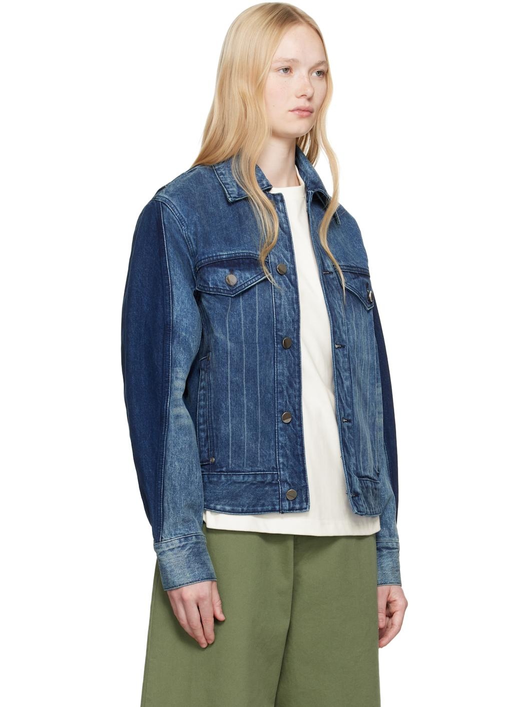 Blue 1603 Trucker Denim Jacket - 2