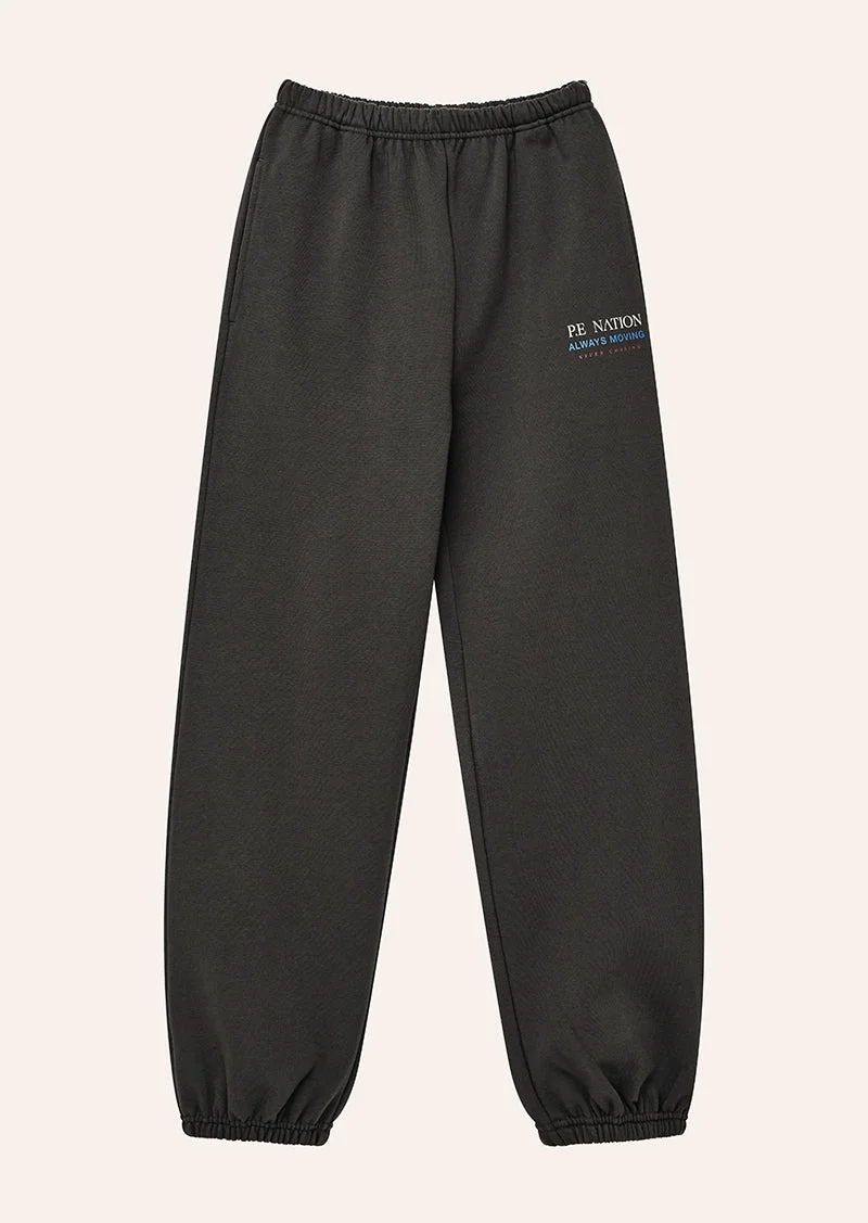 SNAP TRACKPANT IN IRON - 1
