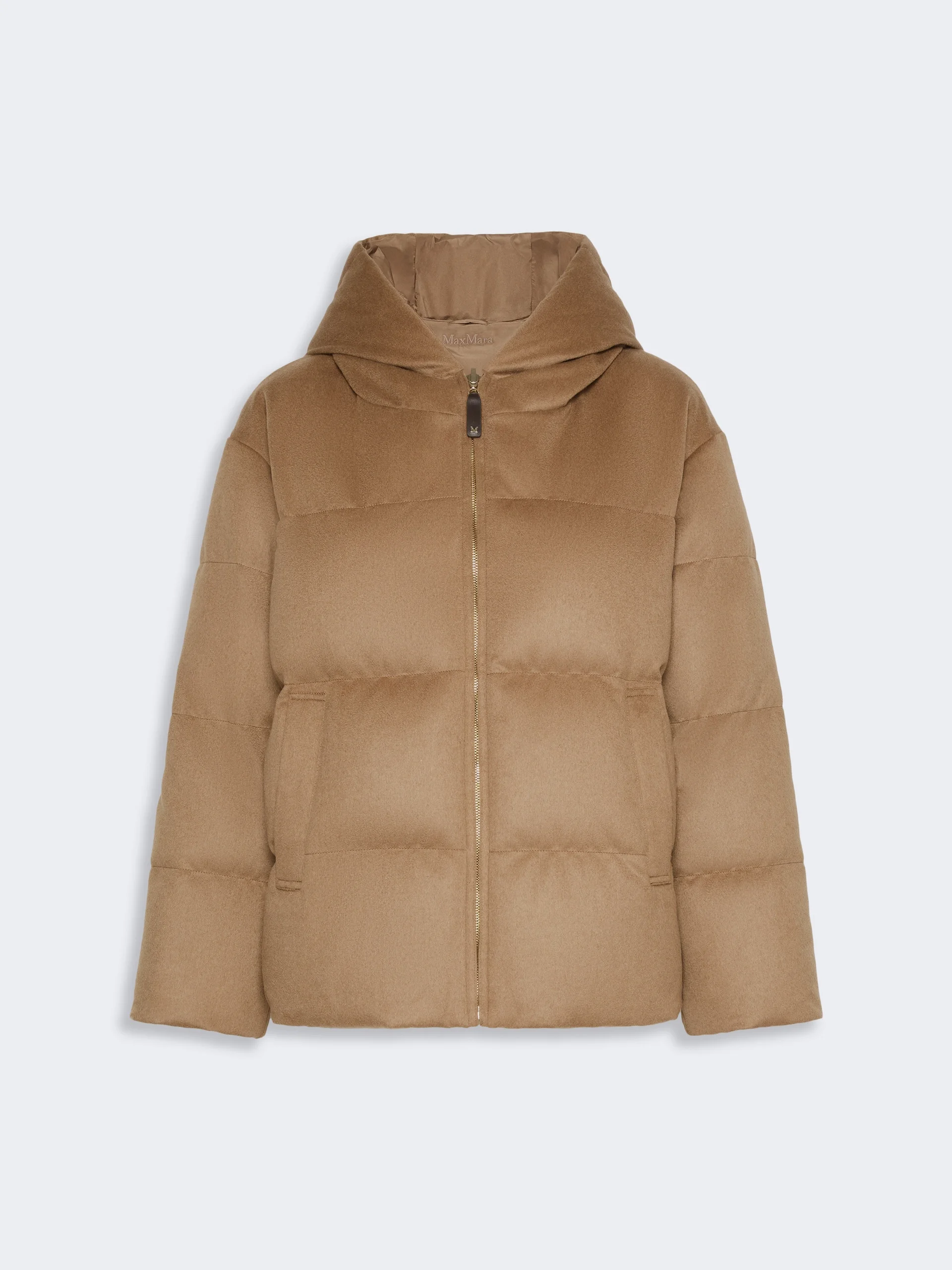 DAMA Reversible camel puffer jacket - CAMEL - 1