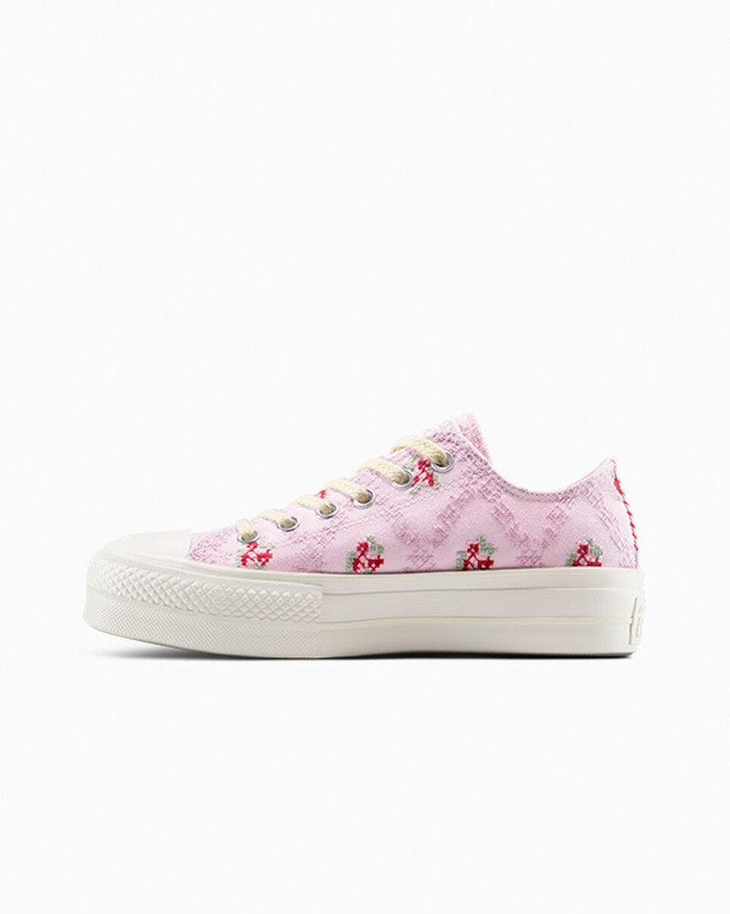 Converse Chuck Taylor All Star Lift Platform Rose Cross Stitch outlook