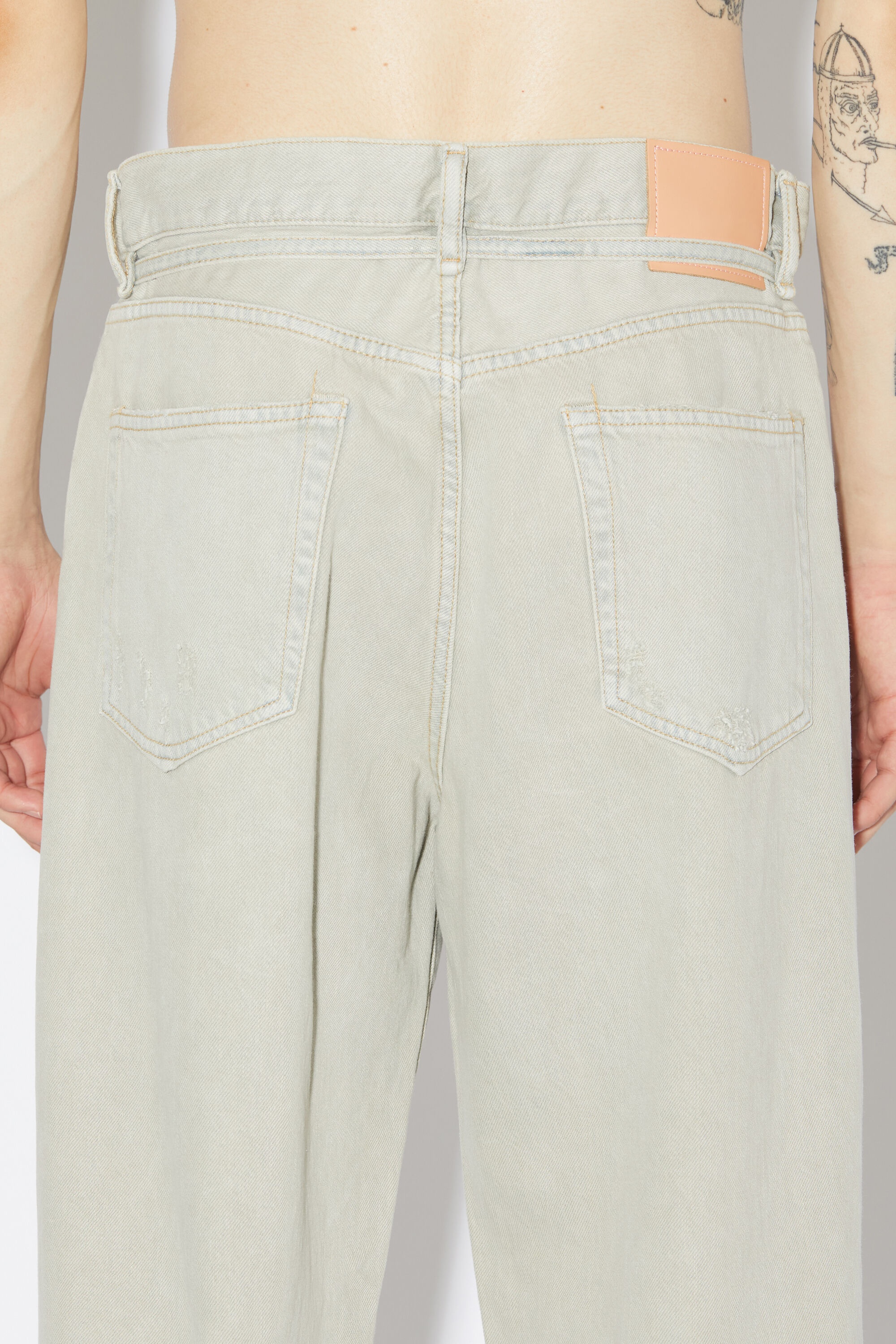 Loose fit jeans -1991 Toj - Grey/beige - 6