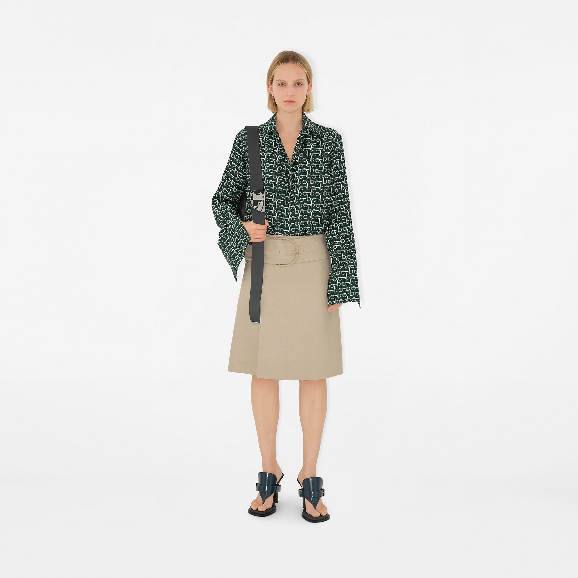 Canvas Trench Skirt - 2