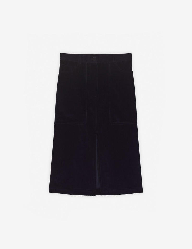 SLIT WORKWEAR SKIRT - 1