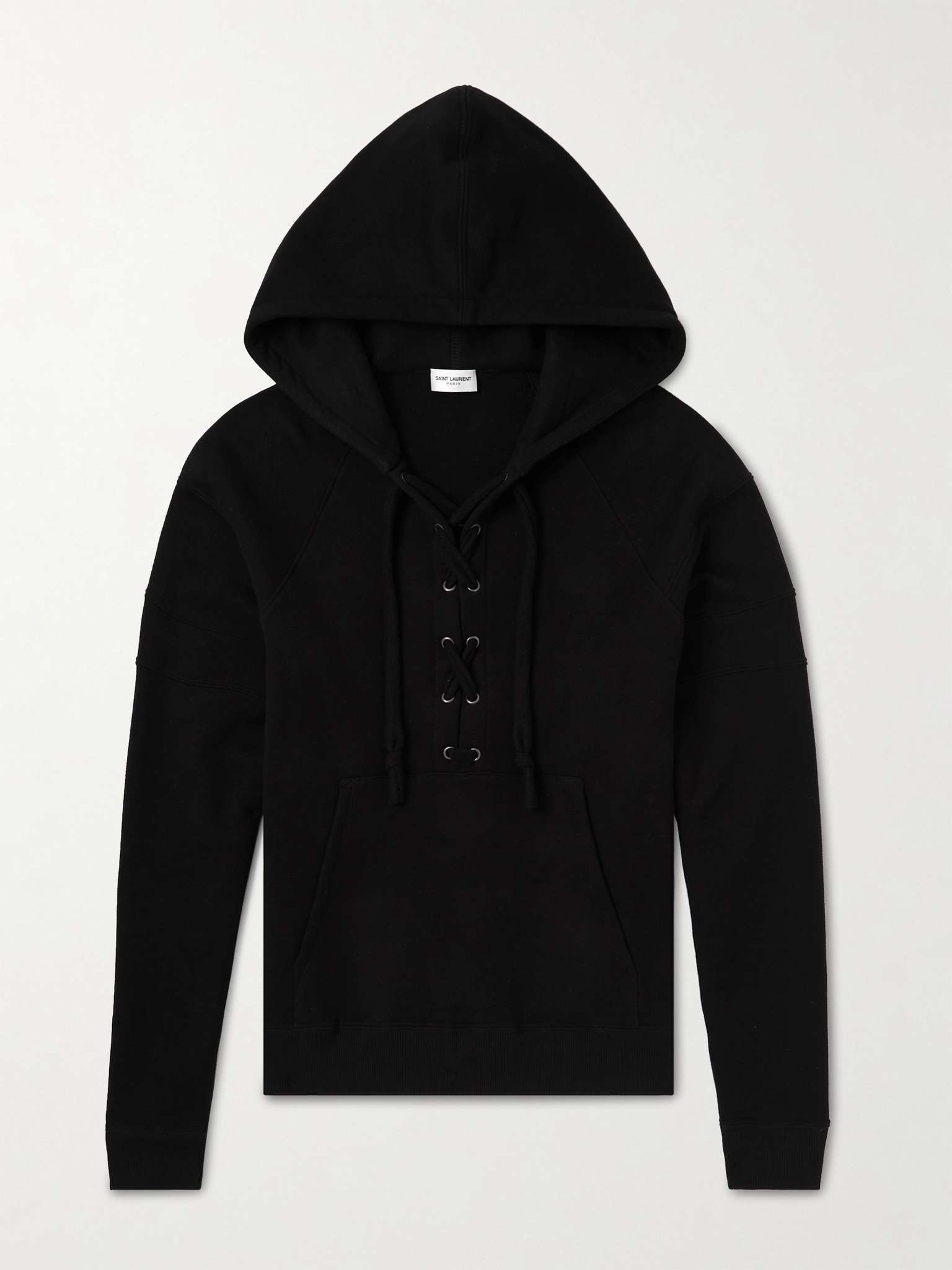 Lace-Trimmed Cotton-Jersey Hoodie - 2
