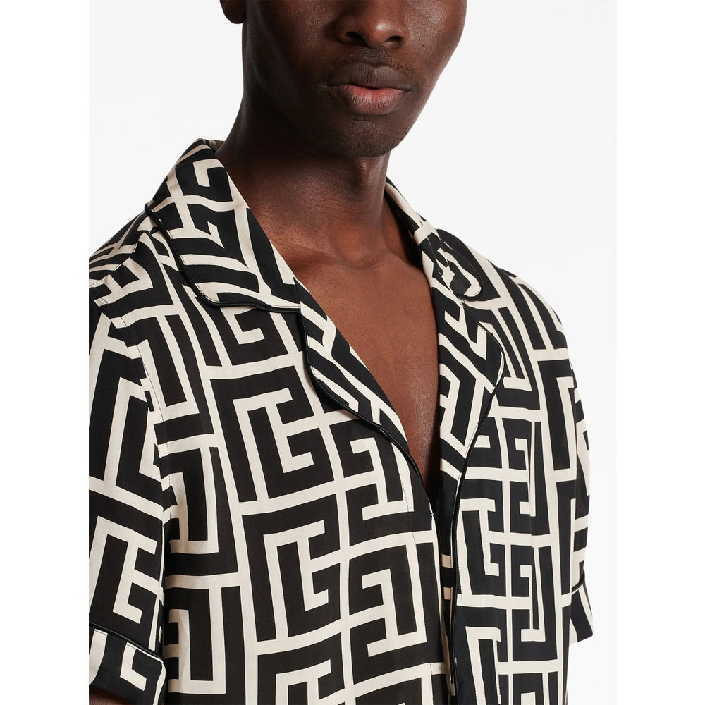 Balmain Black Shirts Men - 5