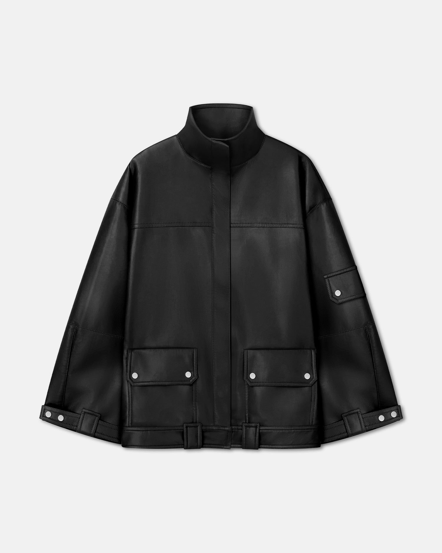 Regenerated Leather Jacket - 1