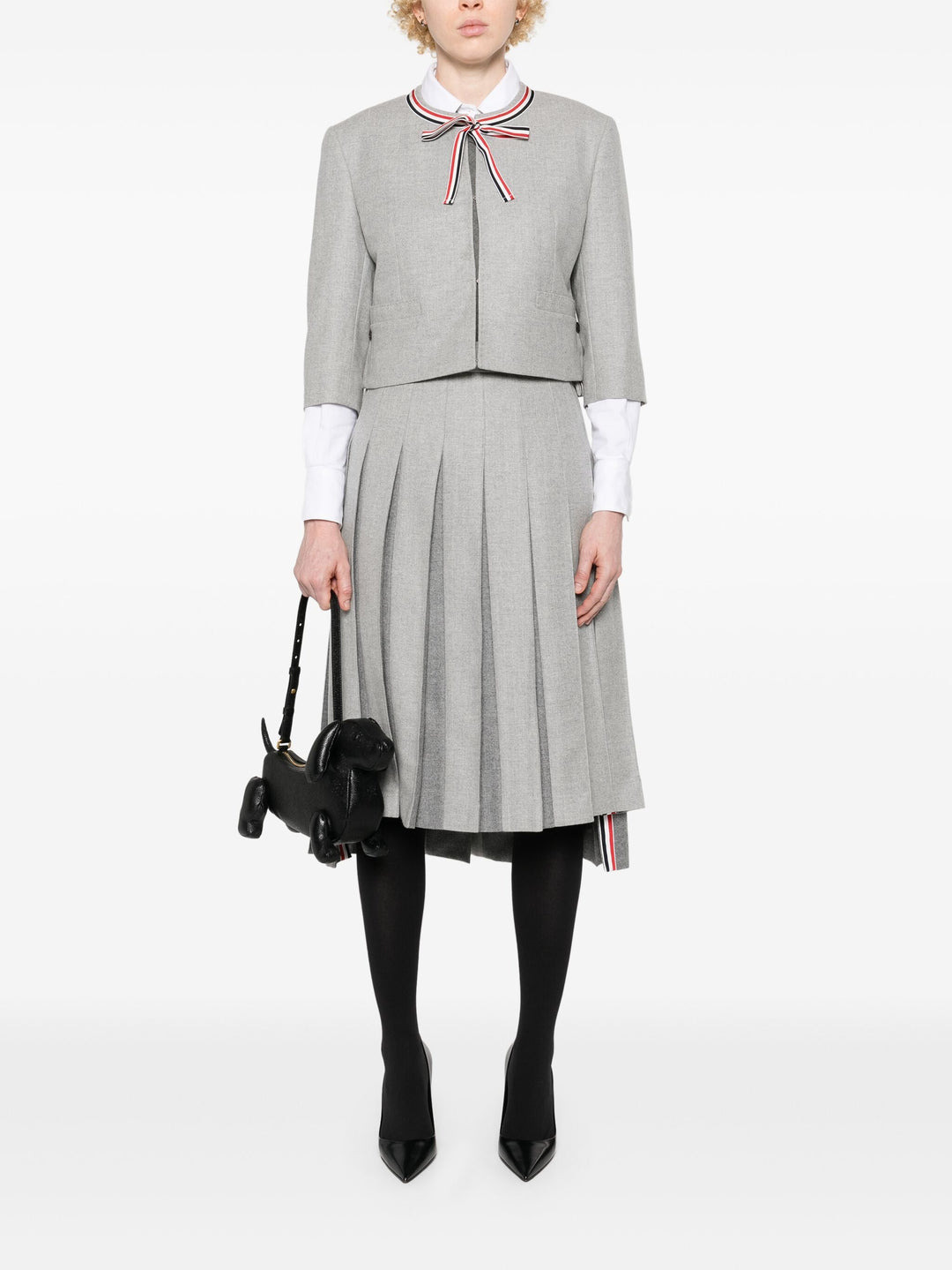 Wool Flannel Pleated Skirt - 2