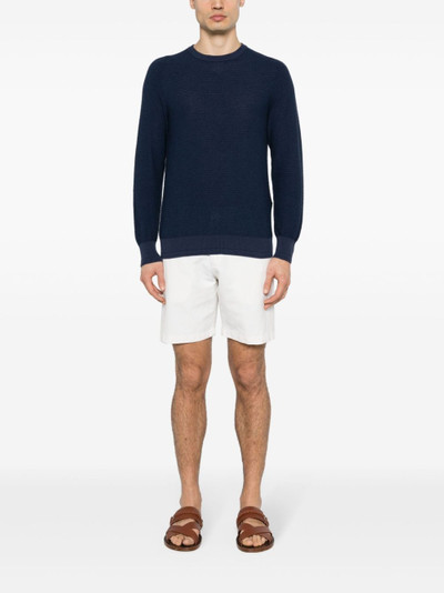Canali crew-neck ribbed jumper outlook