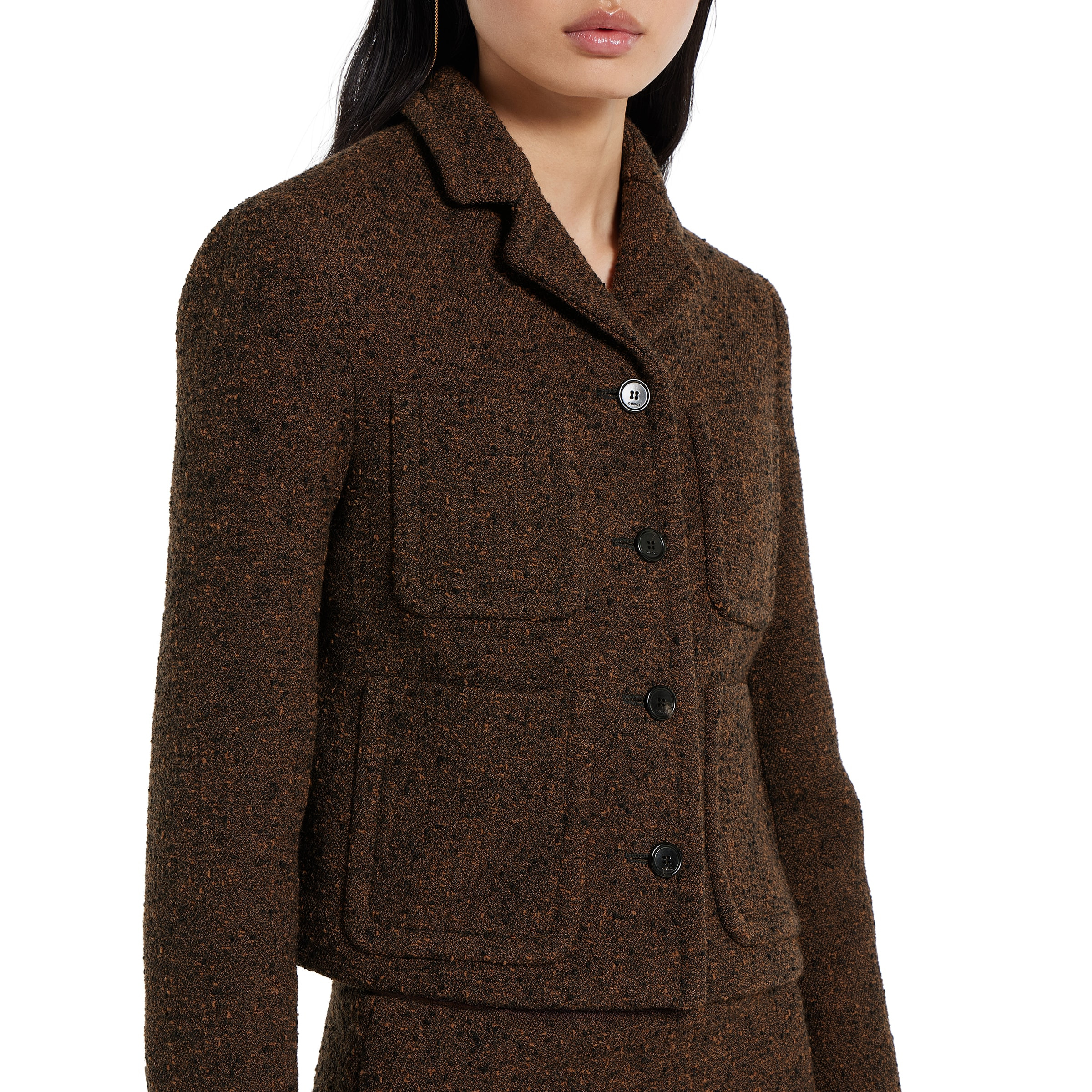 Seeded wool jacket - 5