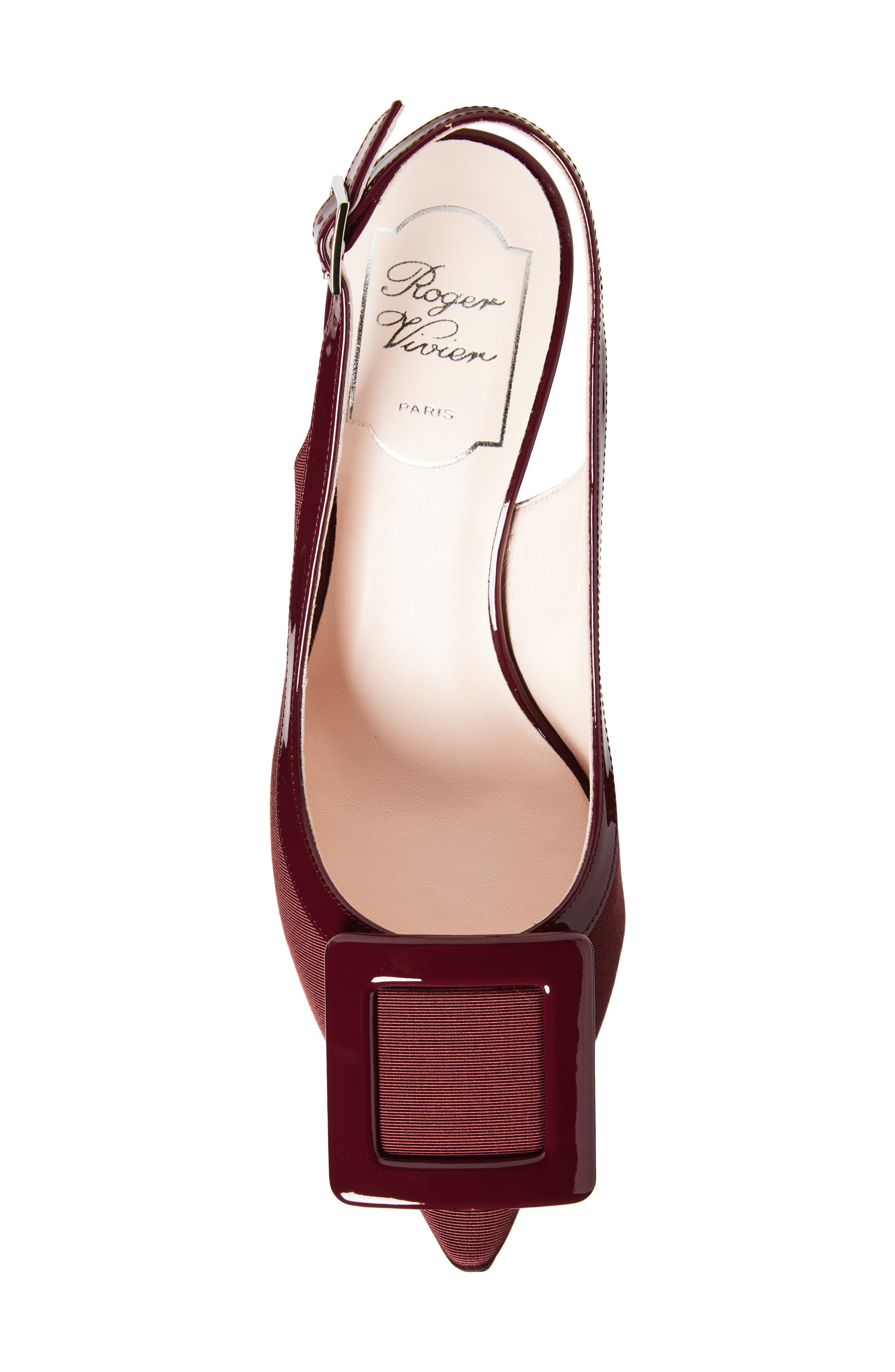 Roger Vivier Viv in the City Slingback Pump in Bright Red at Nordstrom - 5