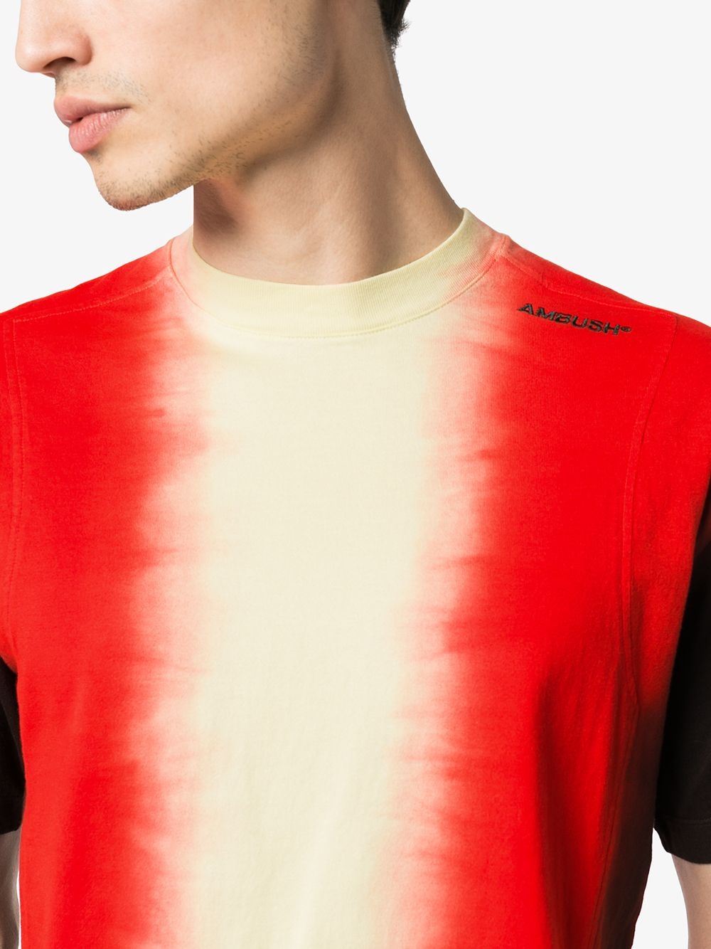 tie-dye panel T-shirt - 5