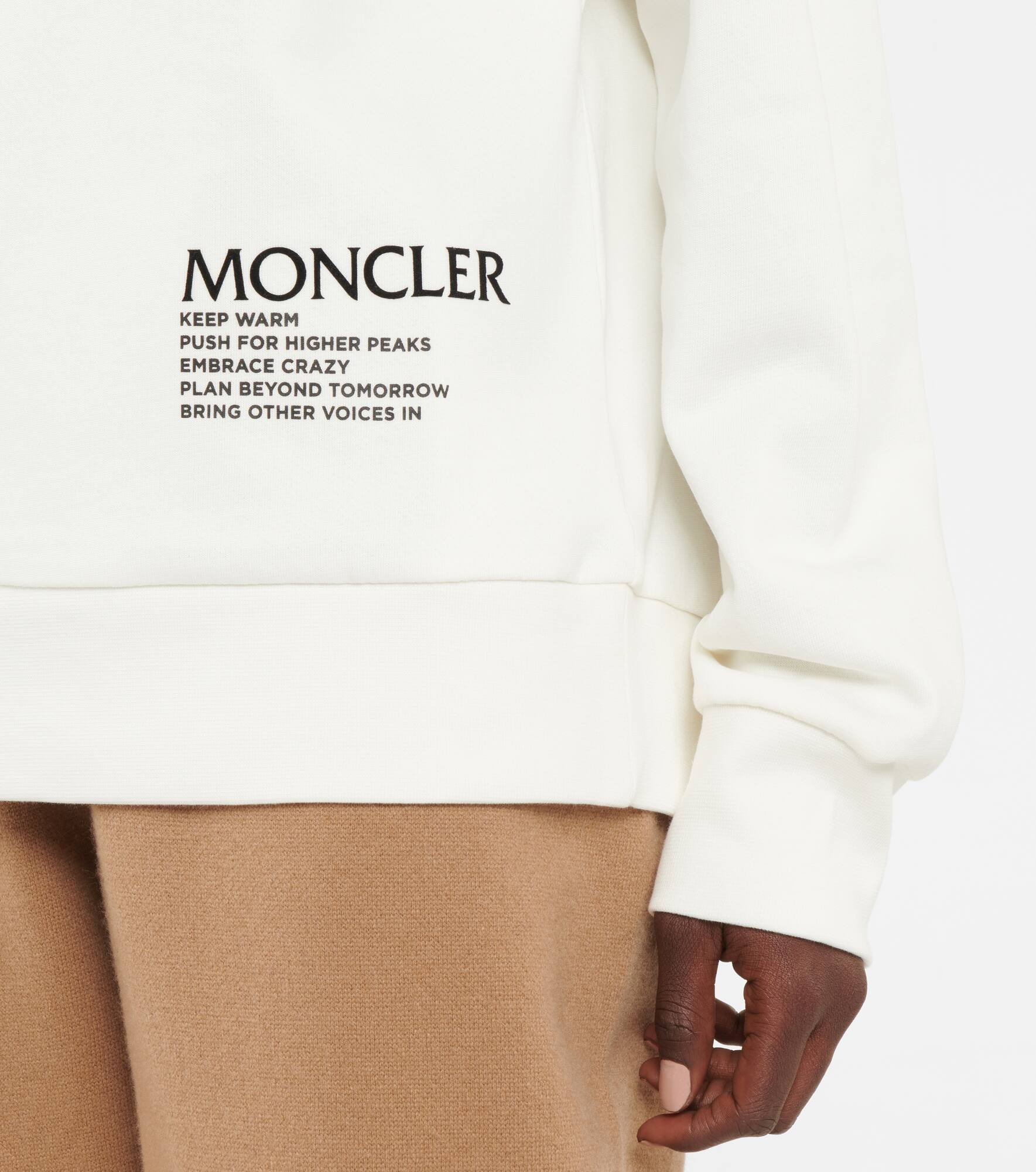 Cotton-blend sweatshirt - 5
