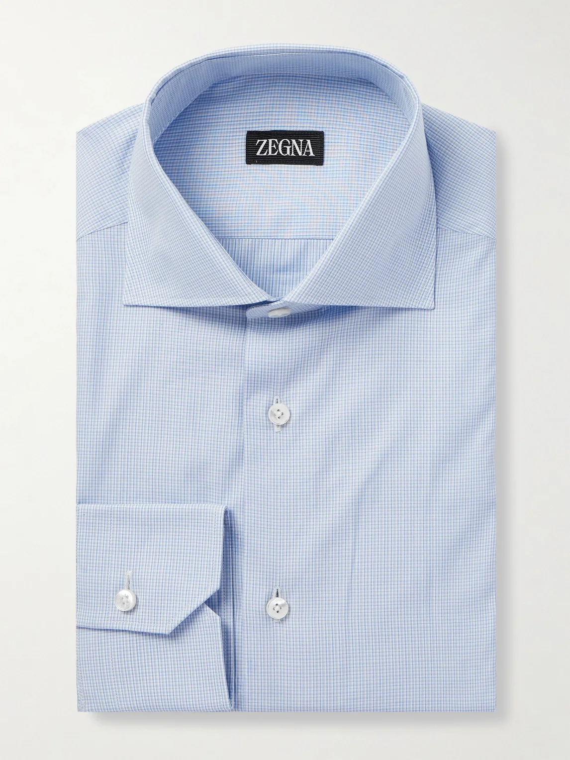 Checked Cotton Shirt - 1