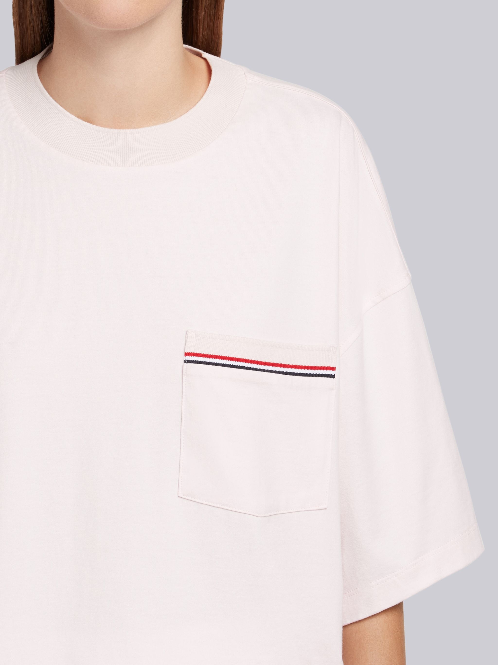 RWB-stripe boxy T-shirt - 5