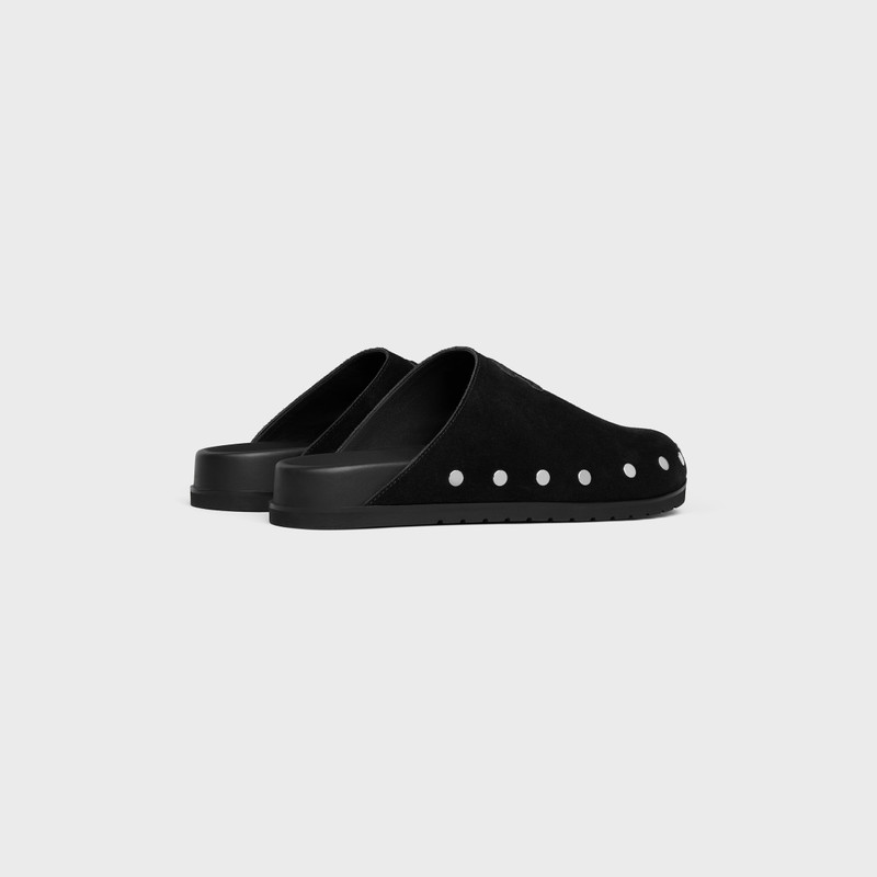 CELINE CELINE PITEA TRIOMPHE MULE IN SUEDE CALFSKIN outlook