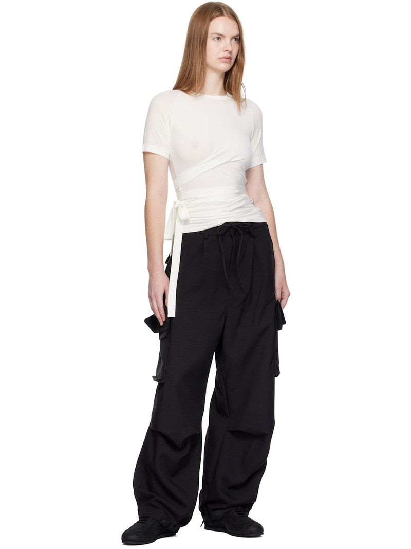 Y-3 Black Sport Uniform Multi Cargo Pants outlook