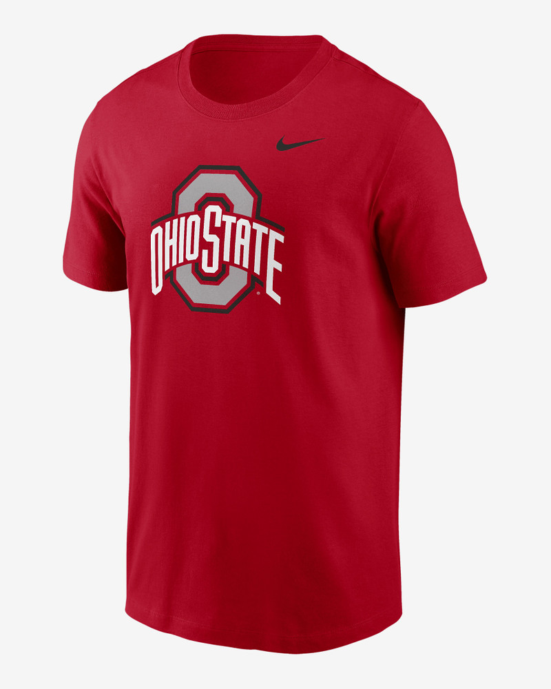 Ohio State Buckeyes Primetime Evergreen 로고 나이키 남자 대학 티셔츠 - 1