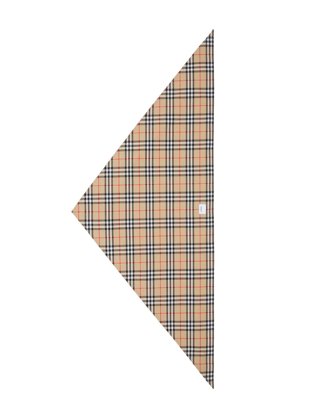 Vintage Check gabardine bandana - 4