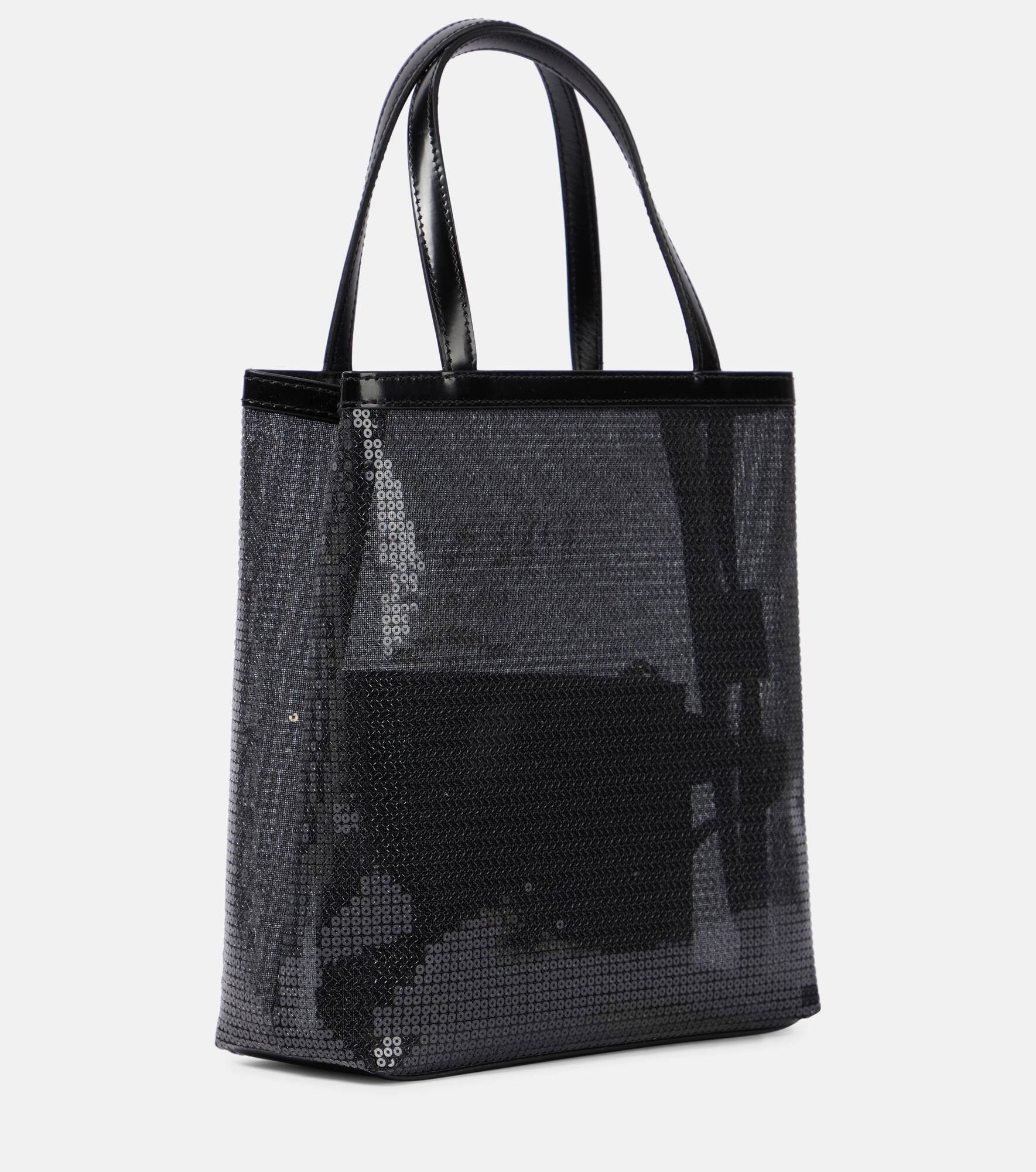 Logo sequin-embellished tote - 4
