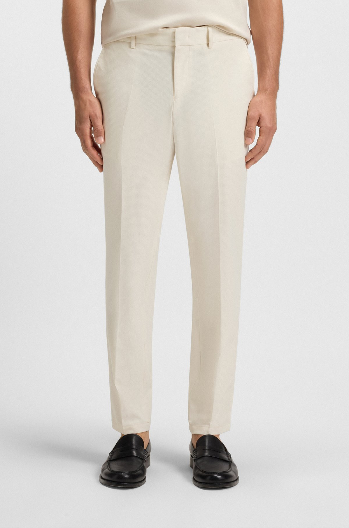 PACKABLE TROUSERS IN WATER-REPELLENT STRETCH FABRIC - 2