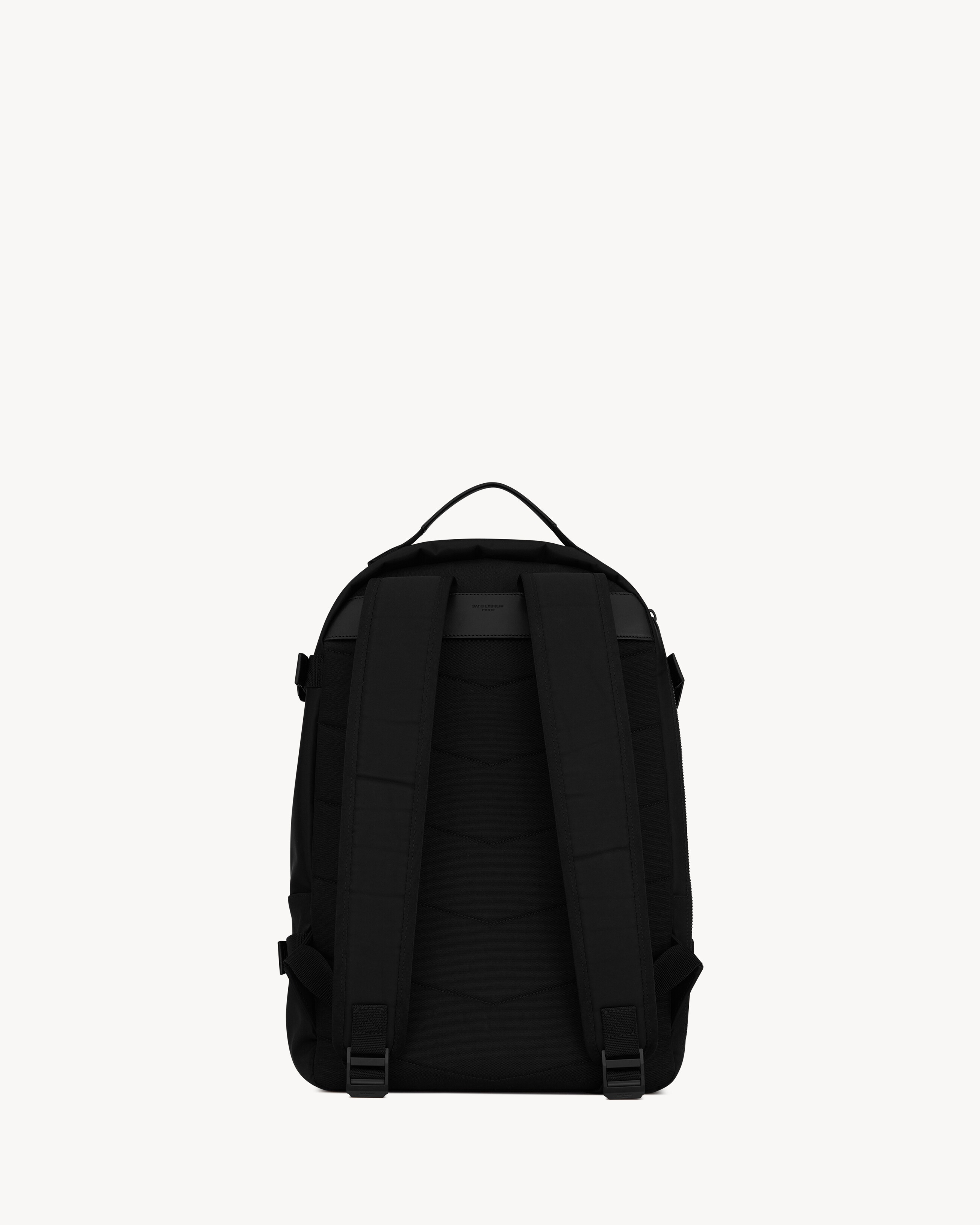 CITY TREKKING BACKPACK IN ECONYL®, SMOOTH LEATHER AND NYLON - 2