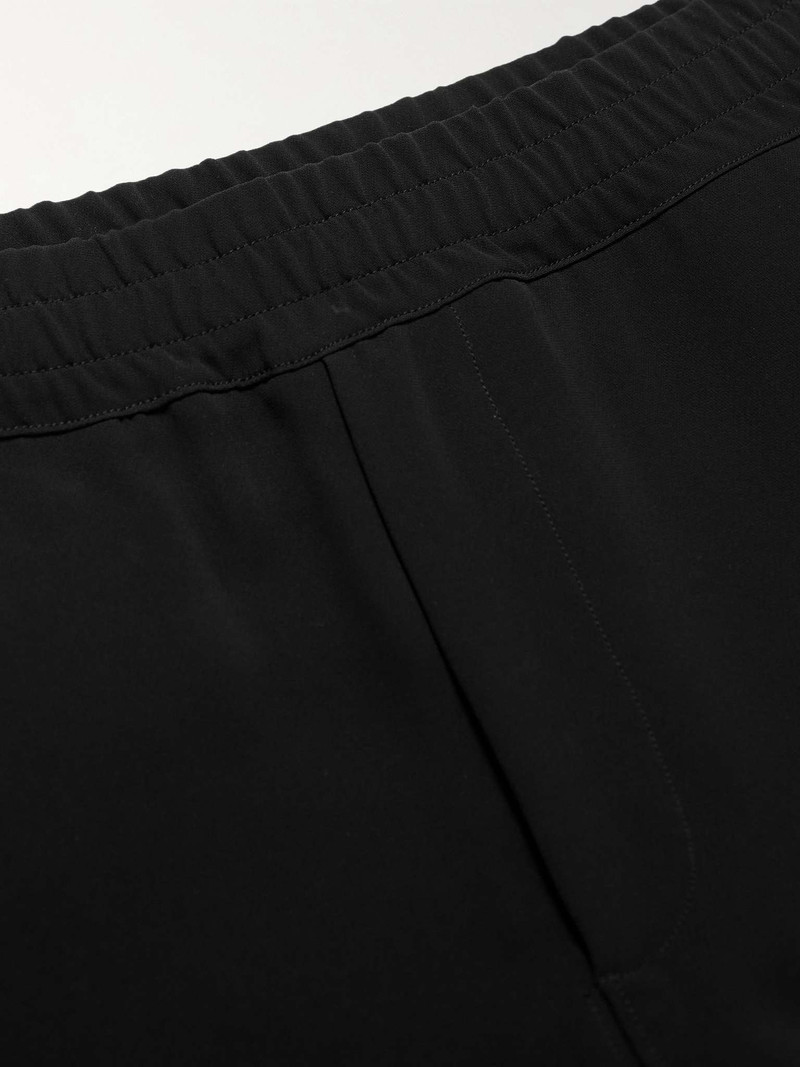Slim-Fit Tapered Logo Webbing-Trimmed Crepe Track Pants 3