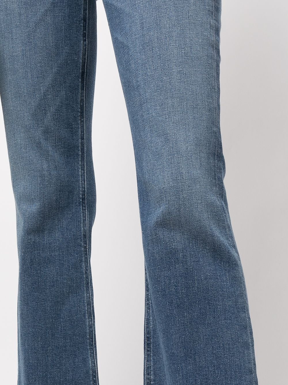 raw-cut hem denim jeans - 5