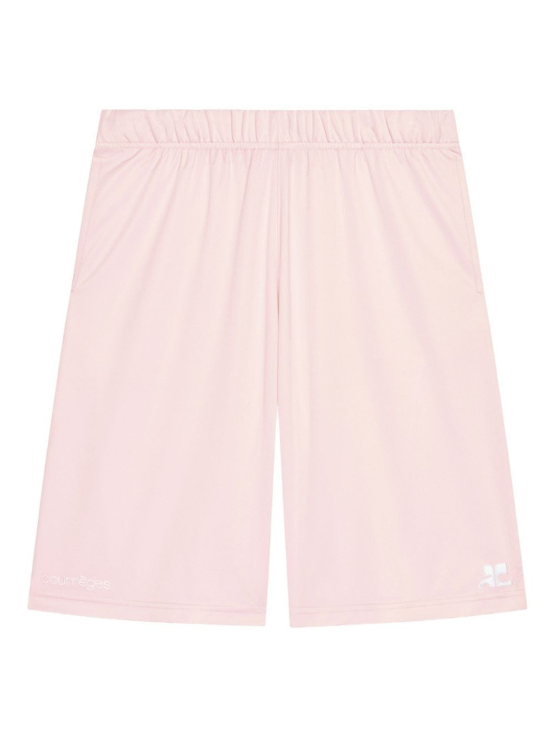 elasticated-waistband logo-detail shorts 1
