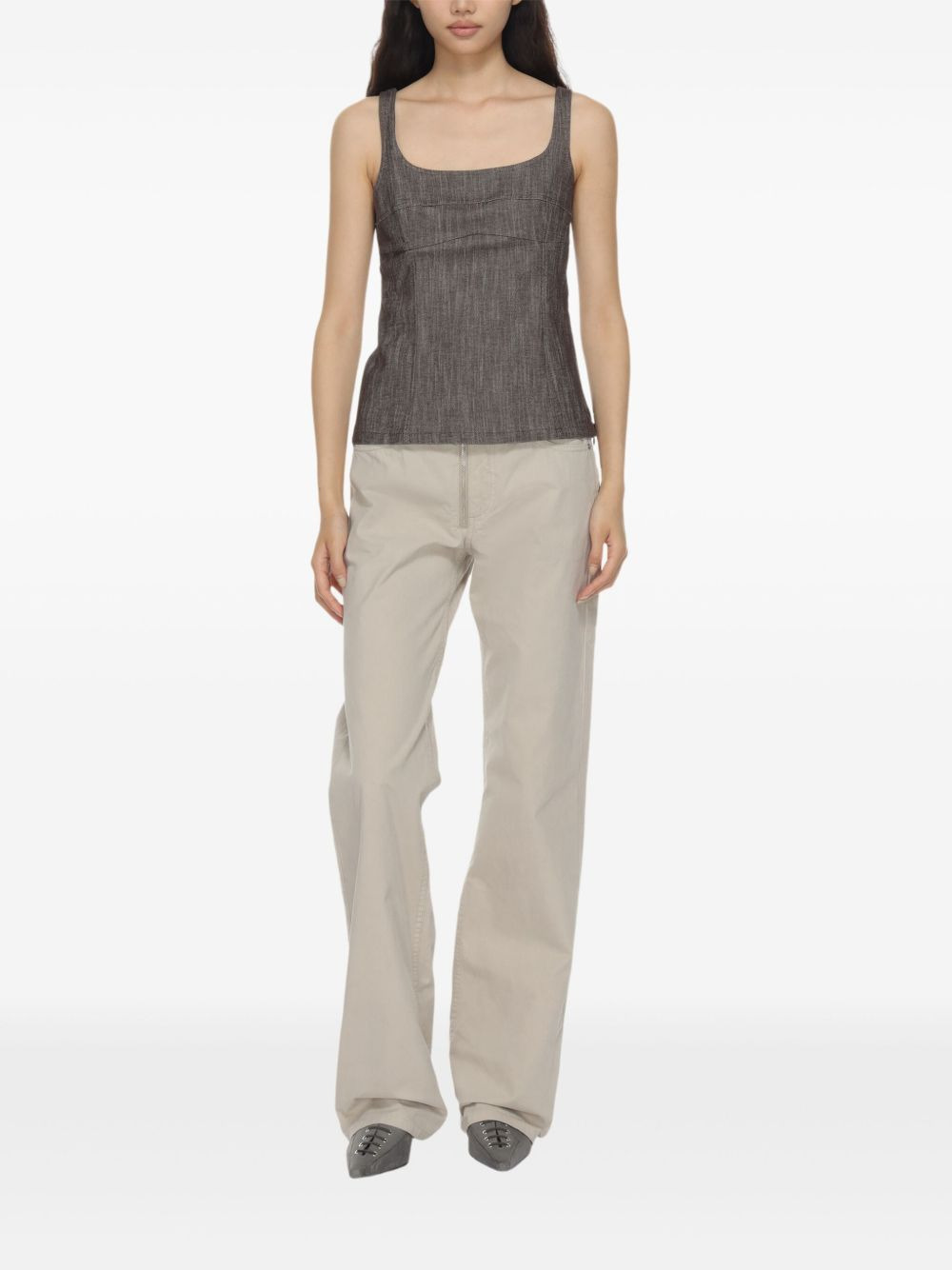 zip-fly trousers - 2
