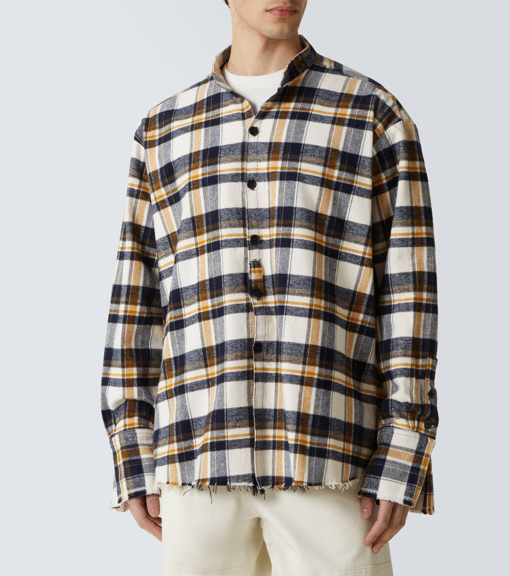 Plaid cotton shirt - 3