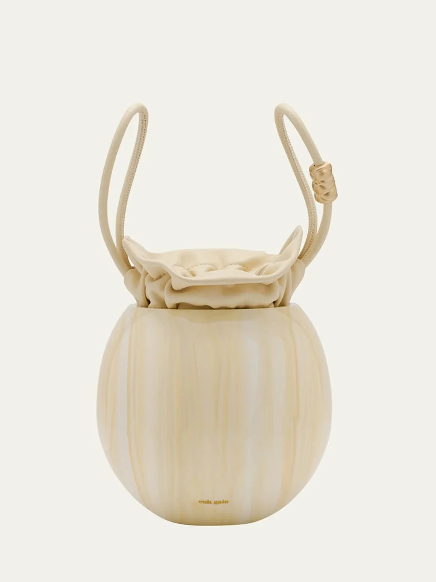 Mona Marbled Acrylic Wristlet Bag - 1