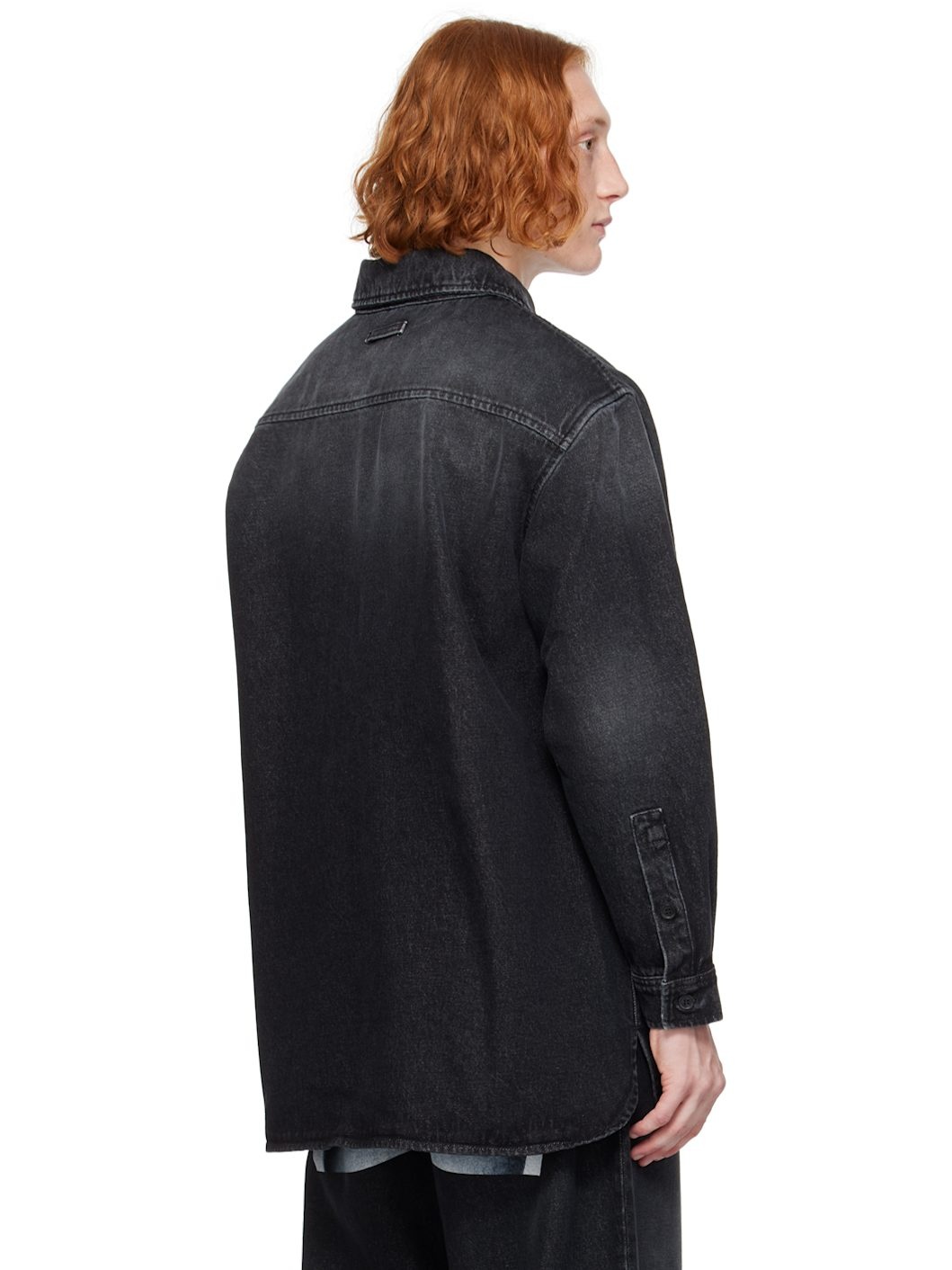 Black 'The Body Marinière' Denim Shirt - 3