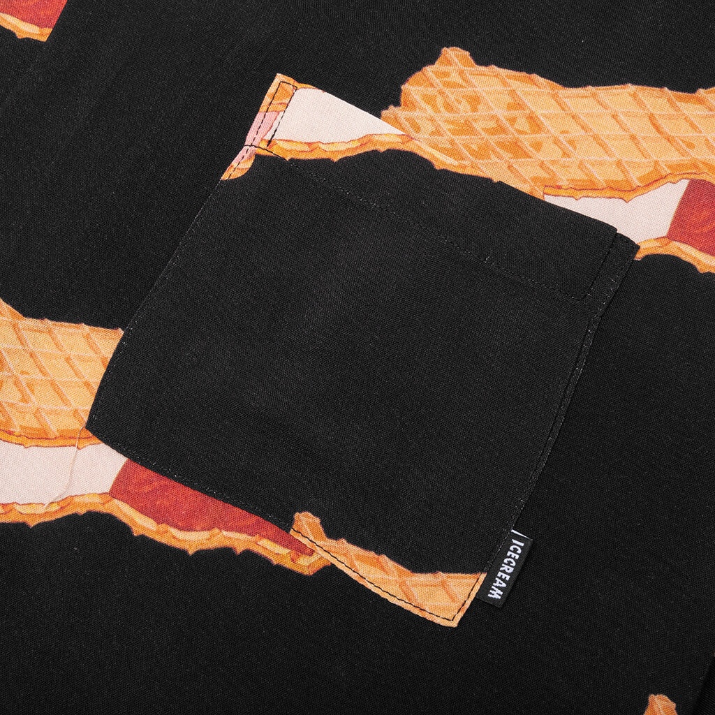 BASS S/S WOVEN - BLACK - 4
