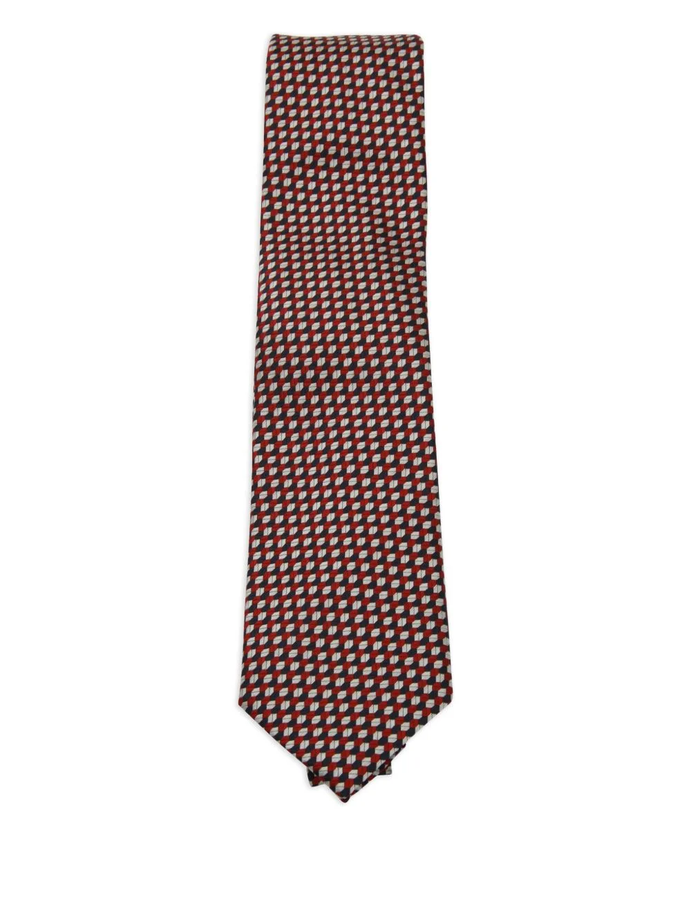 geometric-pattern tie - 1
